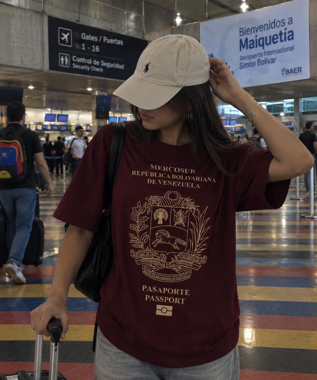 Camiseta pasaporte