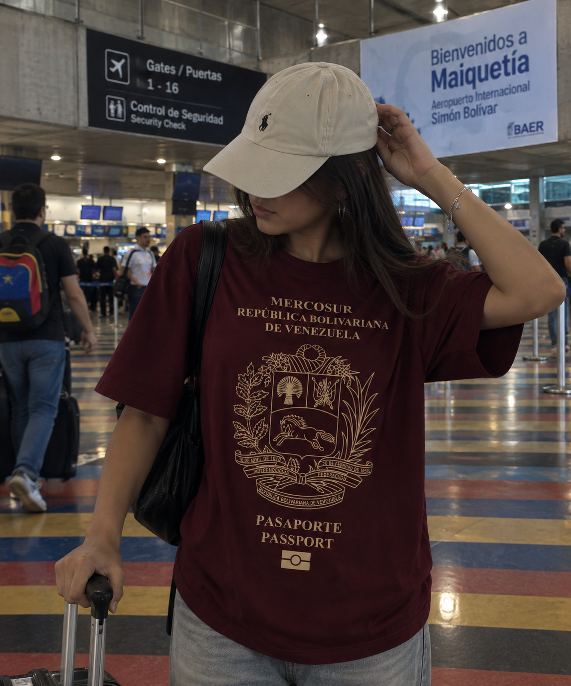 Camiseta pasaporte