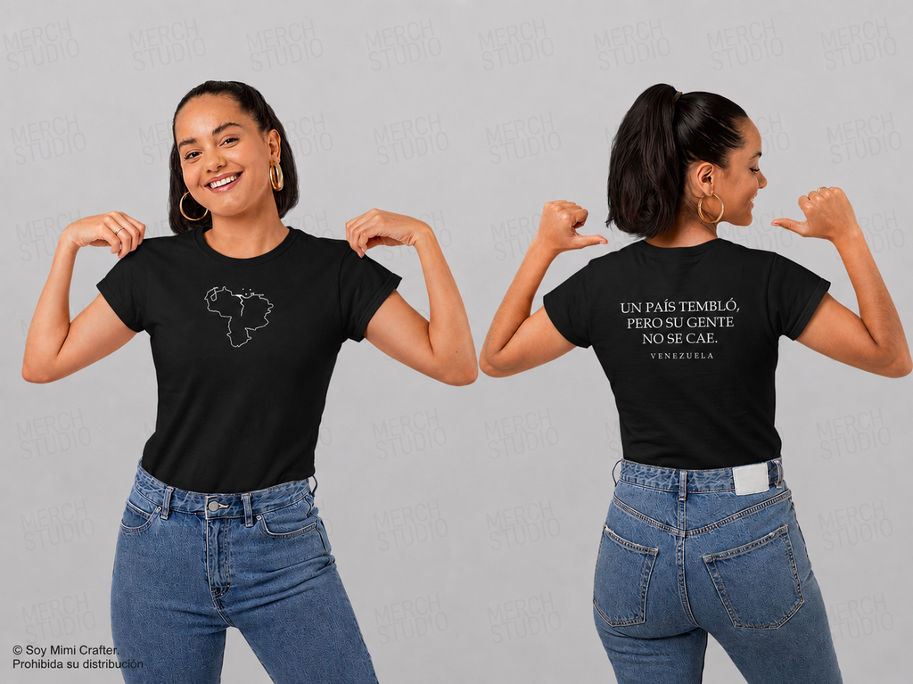 Camiseta un país temblo