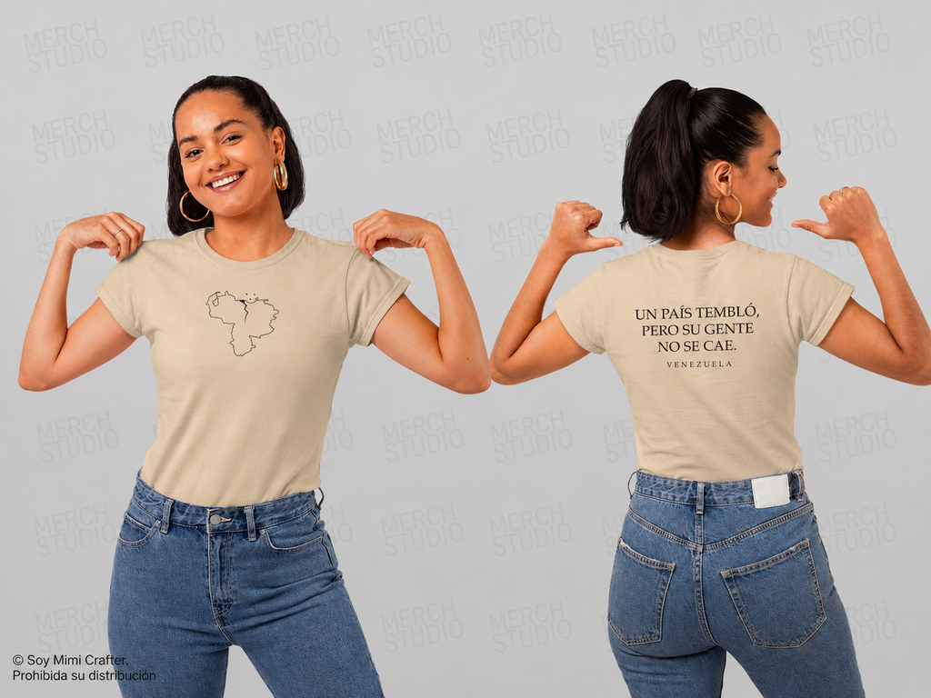 Camiseta un país temblo