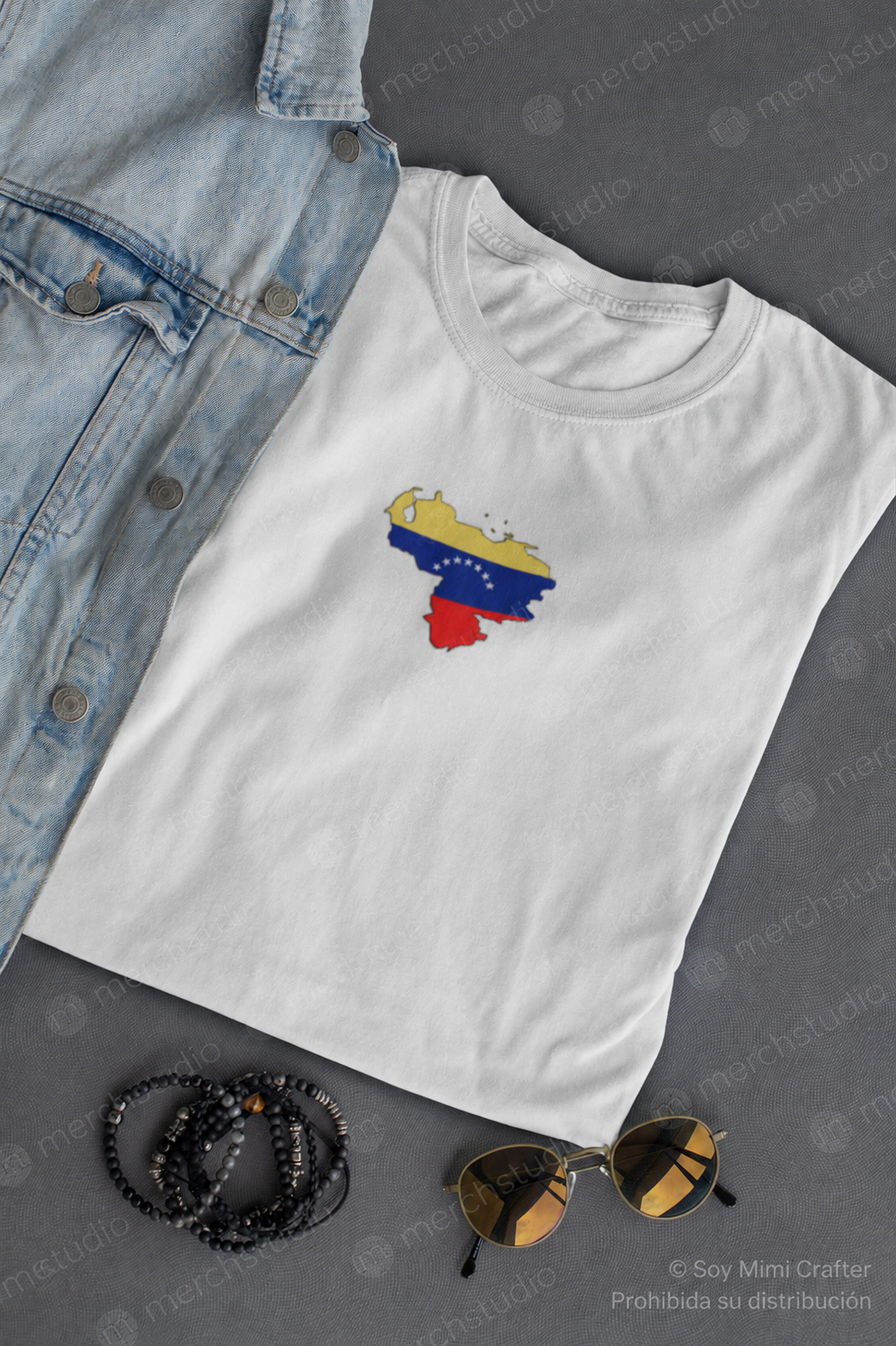 Camiseta mapa de Venezuela