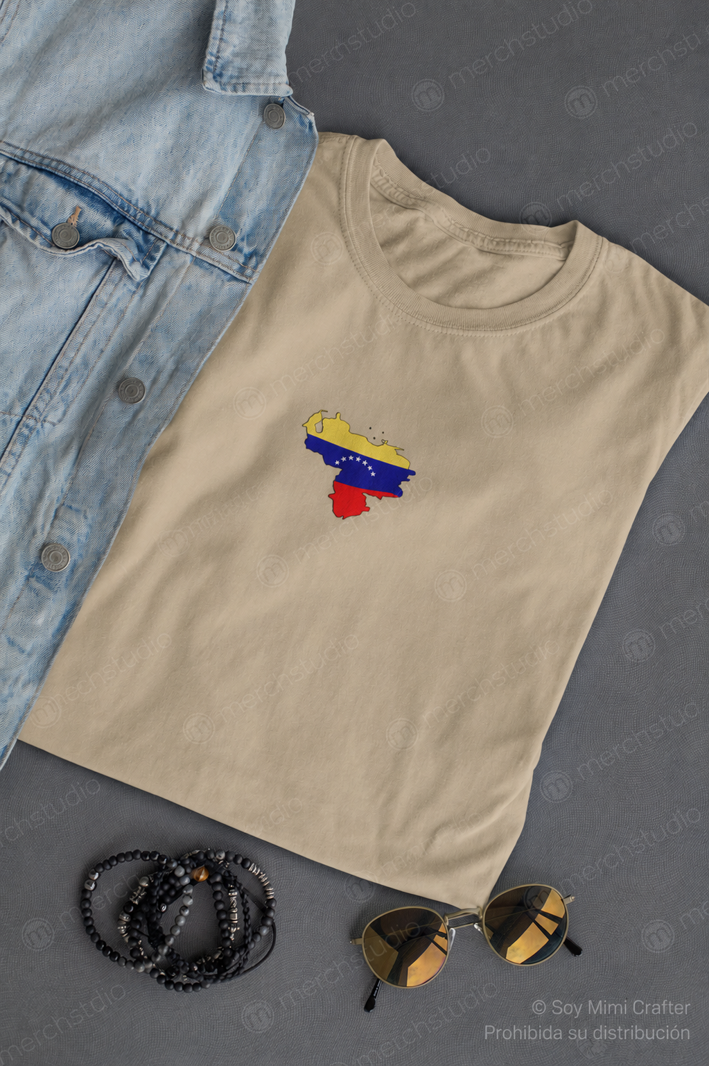 Camiseta mapa de Venezuela