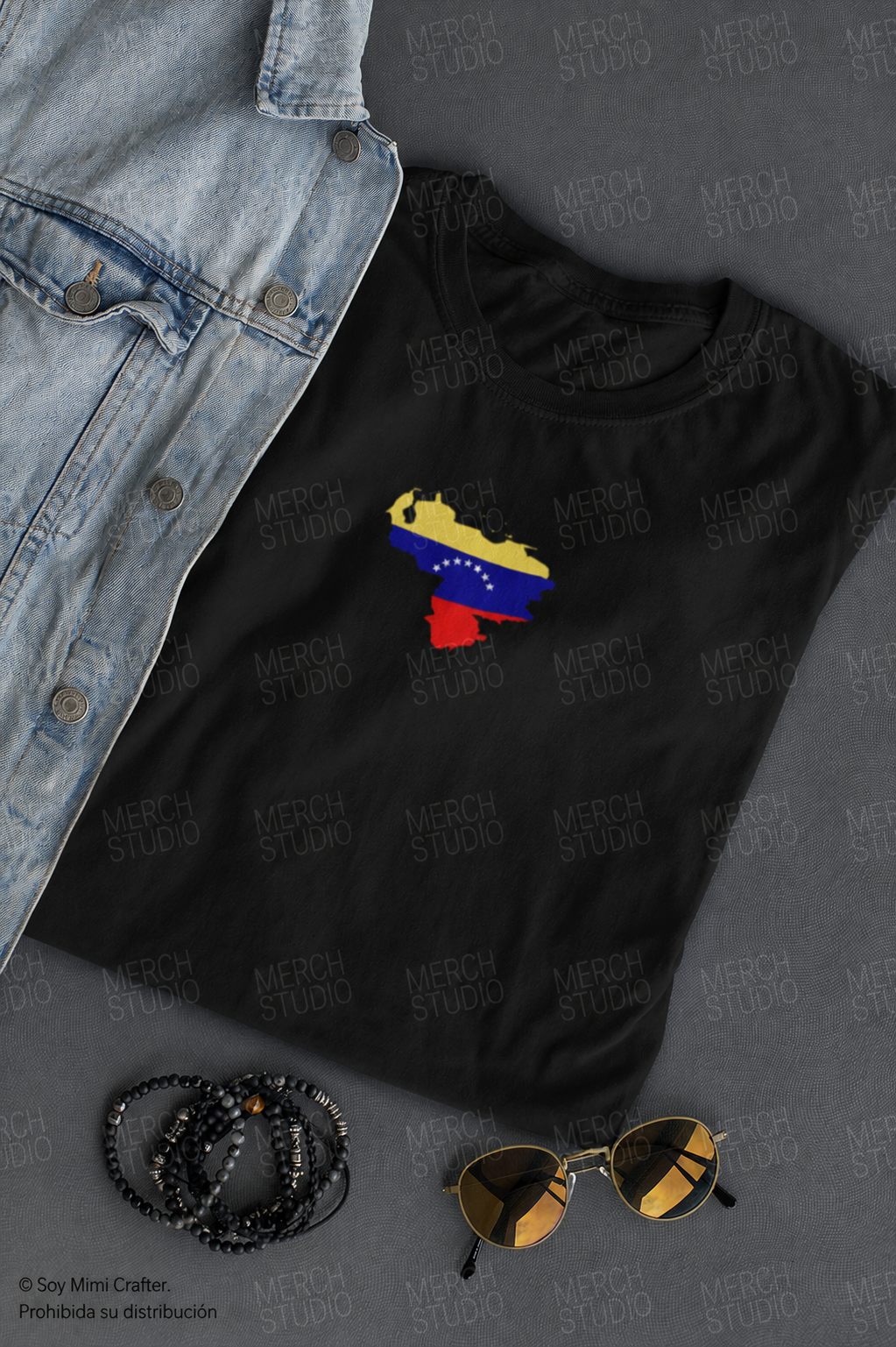 Camiseta mapa de Venezuela