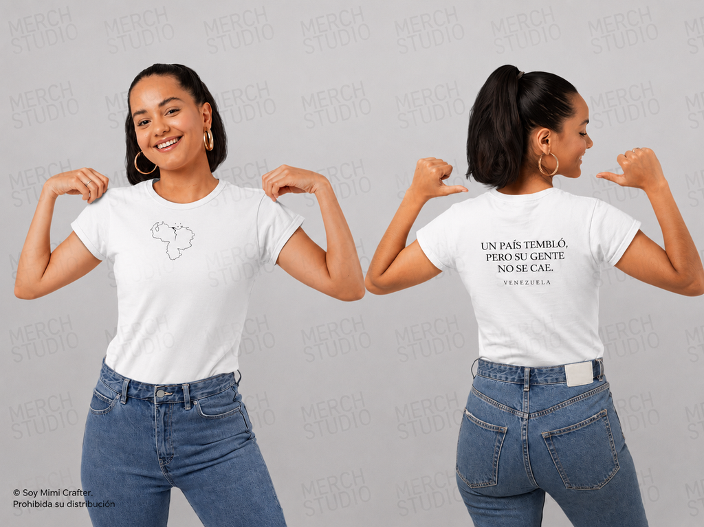Camiseta un país temblo
