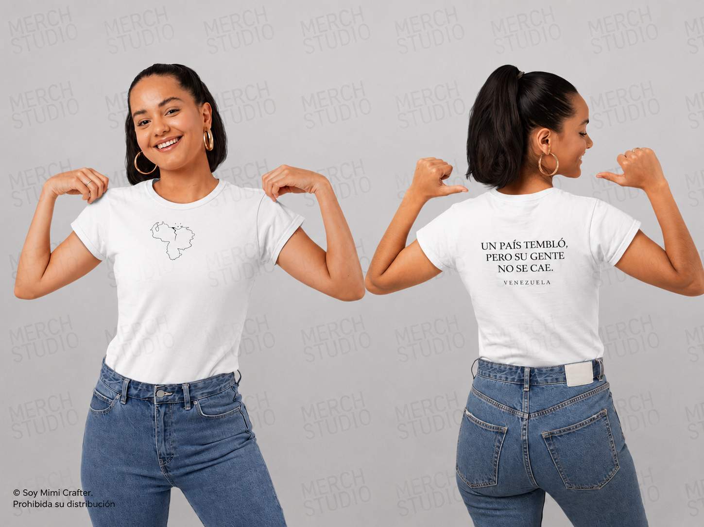 Camiseta un país temblo